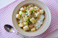 辛くない 椎茸入り麻婆豆腐