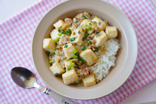 辛くない 椎茸入り麻婆豆腐