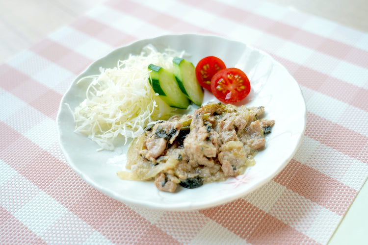 すりおろしりんご入り 豚肉生姜焼き